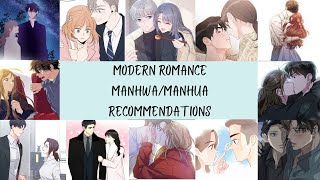 TOP 20 Modern Romance  ManhwaManhua Recommendations [upl. by Atinat215]