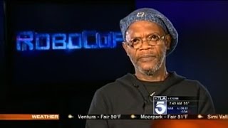 Reporter confuses Samuel L Jackson with Laurence Fishburne [upl. by Ardnuaek]