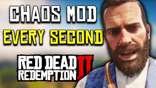 RED DEAD REDEMPTION 2 CHAOS MOD EVERY 1 SECOND [upl. by Nylssej566]