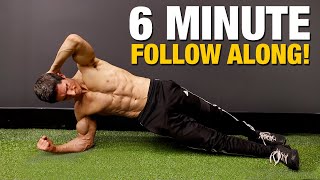 6 Pack Abs Workout  Just 6 Minutes FOLLOW ALONG [upl. by Akemak]