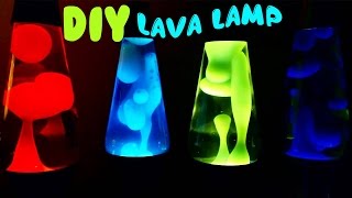 How to Make Lava Lamp Easy Step By Step DIY Tutorial Science Experiments [upl. by Berners545]