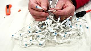 How To Fix Christmas Lights Half Out  Ace Hardware [upl. by Nyla]