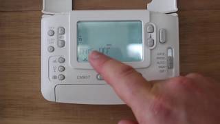 ANSWERED How to Programme the Honeywell CM907 Thermostatic Control Unit [upl. by Madaih]