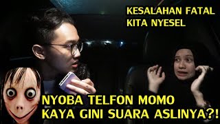 JANGAN PERNAH COBA TELFON MOMO  INI YANG AKAN TERJADI  TEROR MOMO CHALLENGE [upl. by Rosenblast]