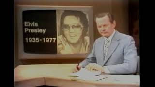 Elvis Presley News Report of his death  August 16 1977 [upl. by Lareine]