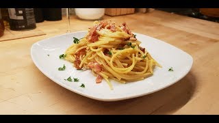 Špagety Carbonara jednoduchý a rychlý recept [upl. by Araldo]