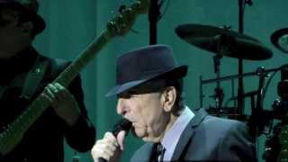 Leonard Cohen  Bird on the Wire London 15092013 [upl. by Aicilana204]