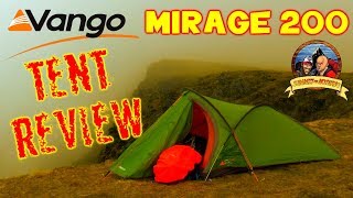 Vango Mirage 200  Hiking Wild Camping amp Backpacking Tent Review [upl. by Ellivro]