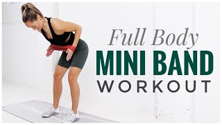 Full Body Mini RESISTANCE BAND Workout [upl. by Weinrich741]