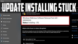 How to Fix Windows Update Installing Stuck on 0 in Windows 10 [upl. by Auroora]