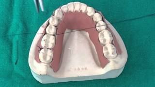 Peridontal Suturing Techniques [upl. by Nonnelg791]