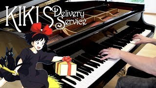 Kikis Delivery Service  A Town With An Ocean View Piano [upl. by Yajet]