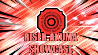 CODE MAX RISER AKUMA FULL SHOWCASE  Roblox Shindo Life  Shindo Life  Shindo Life Codes [upl. by Yatnuahs]