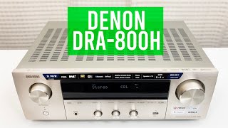 Denon DRA800H  Sintoamplificatore MODERNO [upl. by Akeimat]