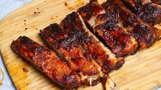 Air Fryer Ribs How to Cook Baby Back Ribs in Air Fryer in 30 minutes [upl. by Hedaza892]