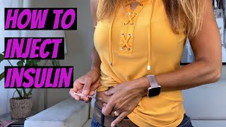 How to Inject INSULIN [upl. by Akir]