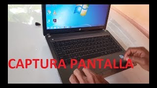 Como hacer captura de pantalla en hp probook EN CUALQUIER COMPUTADORA Método universal [upl. by Nageet770]