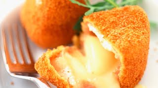 Recette  Camembert chaud pané [upl. by Dub]