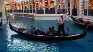 Singing gondolier at the Venetian part 1 of 2 [upl. by Susej]