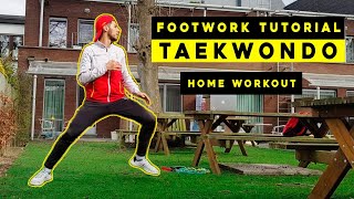 TUTORIAL  Taekwondo Footwork Workout [upl. by Romulus]