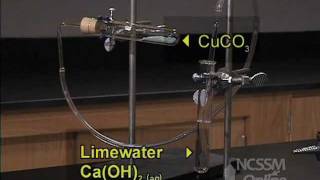 Decomposition Copper Carbonate [upl. by Tomchay]