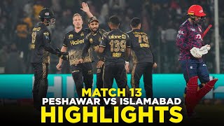 Full Highlights  Peshawar Zalmi vs Islamabad United  Match 13  HBL PSL 9  M2A1A [upl. by Oirotciv]