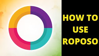 roposo app how to use [upl. by Yvaht]