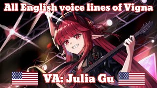 Arknights Vignas EN voice lines [upl. by Urien958]