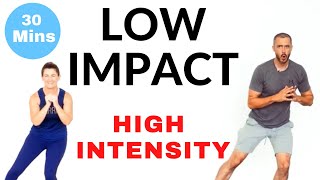 Low impact high intensity intermediate home cardio workout [upl. by Nanek730]