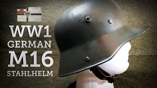 Helmets of the World WW1 German M16 Stahlhelm [upl. by Anihsat]