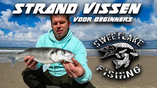 Strand vissen voor beginners  Zeebaars [upl. by Ttirrem]