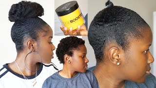 The Best Gel Ever Testing Out Style Factor Edge Booster Gel On Super Short 4C Natural HairMona B [upl. by Ilenna255]