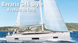 Bavaria C45 Style Sailboat Tour 2021 PTC Walkthrough [upl. by Farleigh]