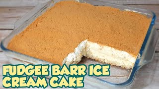 FUDGEE BARR ICE CREAM CAKE  Durian Flavor  No Bake [upl. by Takara]