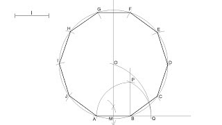 Decágono regular dado el lado [upl. by Eliades361]