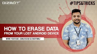 How to Erase data from your lost Android device HINDI [upl. by Suhploda]