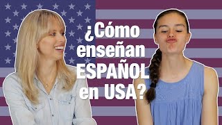 ¿Cómo enseñan español en USA  Superholly [upl. by Arat]