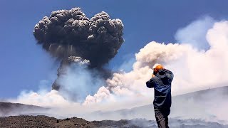 Most SCARY Volcano Eruptions Caught On Camera [upl. by Elamaj375]