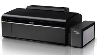 Epson ecotank l805 printer head cleaning [upl. by Yerffoej]