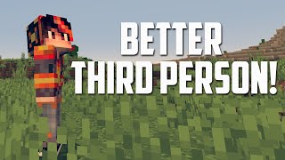 Better Third Person Mod in Minecraft Cinematic Camera Angles [upl. by Filmore]