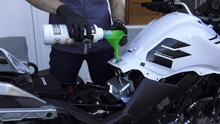 How To Flush amp Replace Motorcycle Coolant  Definitive Guide Dr Vstrom [upl. by Fortuna]