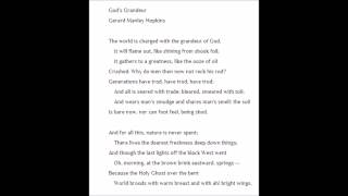 Gods Grandeur by Gerard Manley Hopkins Poem Analysis [upl. by Seligman513]