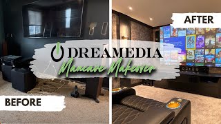 FULL INSTALL  Small Bedroom Home Theater Makeover  2023 [upl. by Acinorrev]