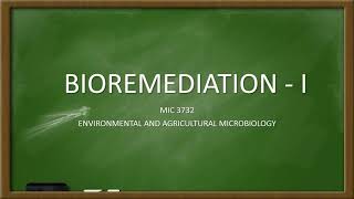 Bioremediation and Biodegradation [upl. by Avehsile369]