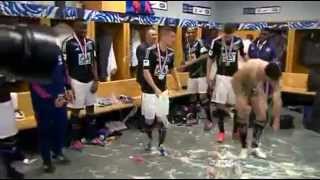 Dans les vestiaires de Lyon après la victoire en coupe de France [upl. by Claudio771]