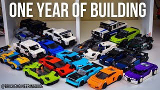 All the LEGO Speed Champions MOCs I built in one year [upl. by Annahpos]