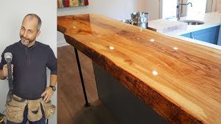 How to Build A Live Edge Counter top for under 50000 [upl. by Murage]