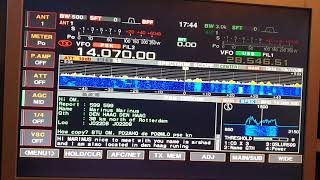 Icom IC7800  PSK31 QSO [upl. by Eelsew]