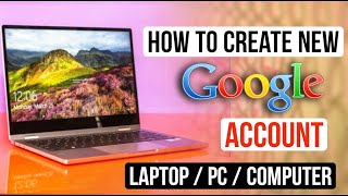 How To Create Google Account In Laptop Windows 10 amp 7  Gmail Id Kaise Banaye 2023 [upl. by Tilford]