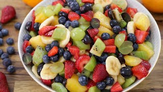 Fruit Salad Recipe [upl. by Ynobe]